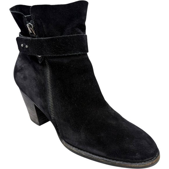 Paul Green Dallas Oiled Suede Dual Zip Ankle Boot - Picture 1 of 10